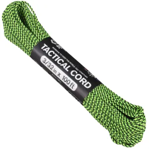 275 Cord 3/32 Tactical - Neon Green & Black Spirals