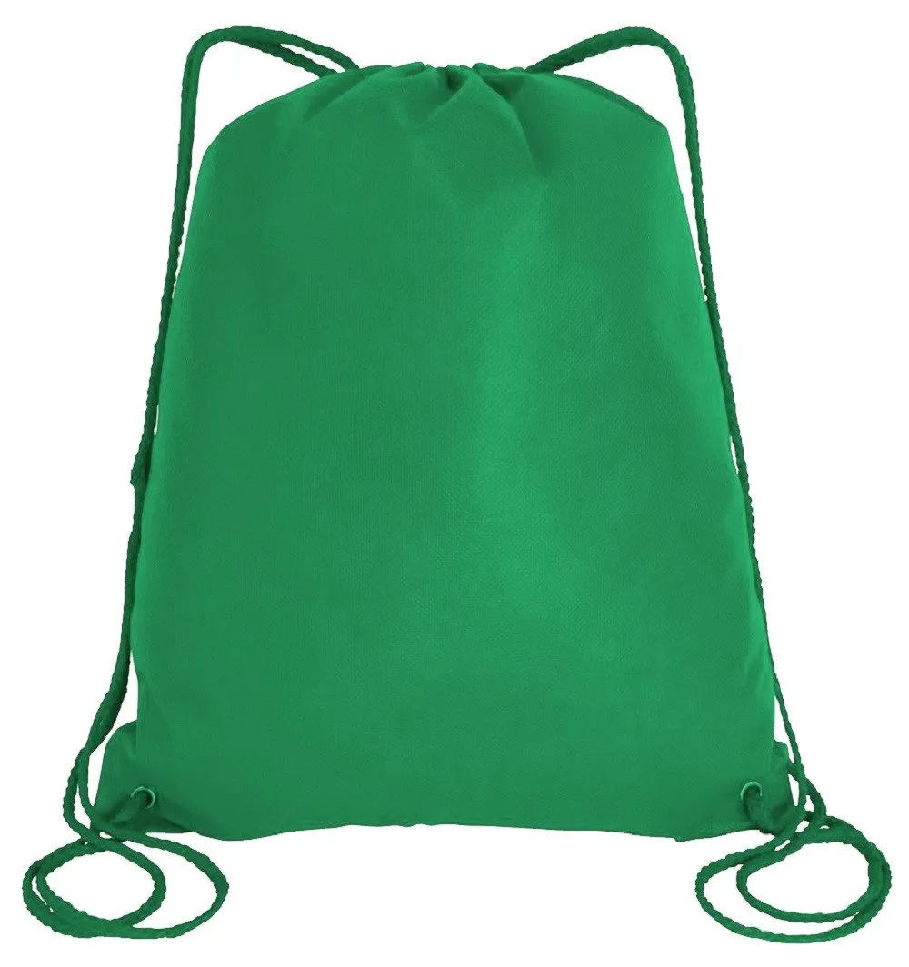 50 ct  Economical Drawstring Bag / Large Size Wholesale Backpacks - Pack of 50