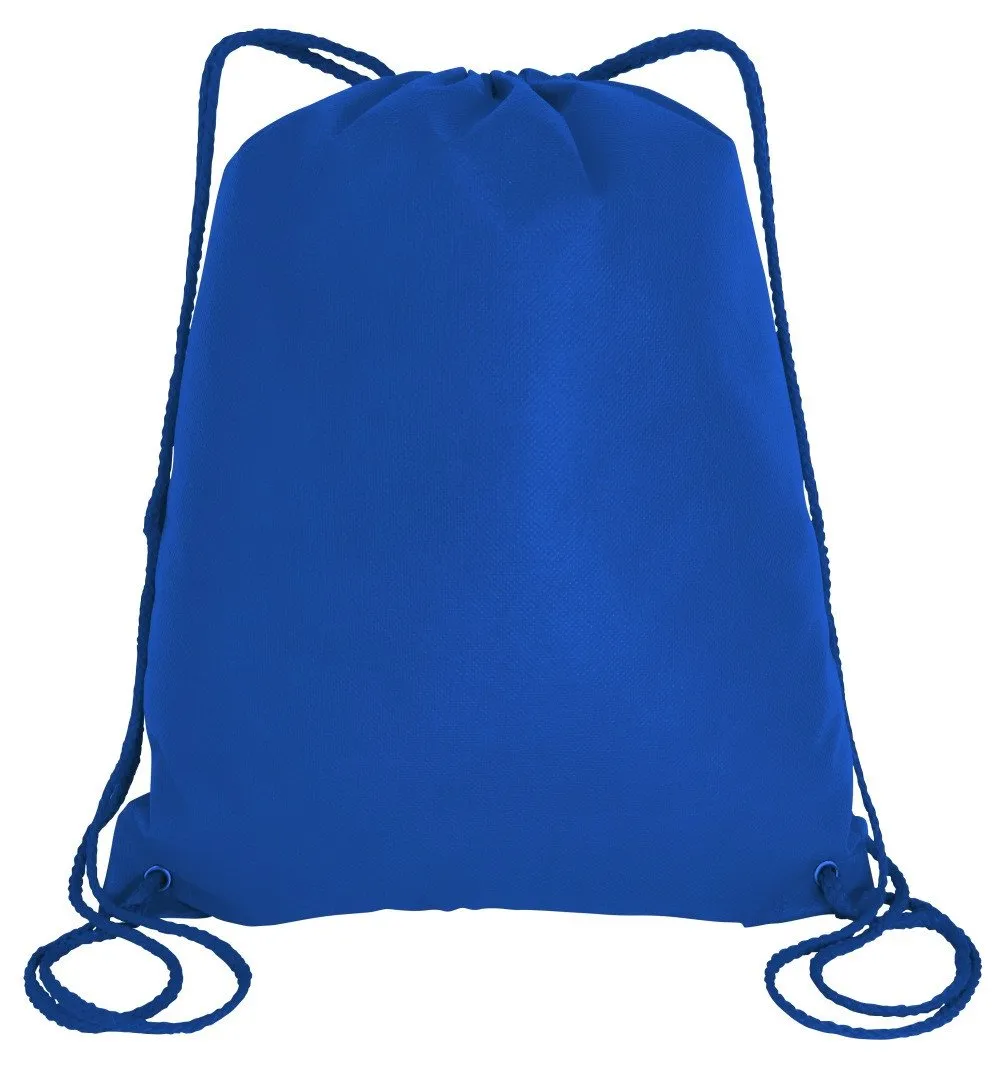 50 ct  Economical Drawstring Bag / Large Size Wholesale Backpacks - Pack of 50