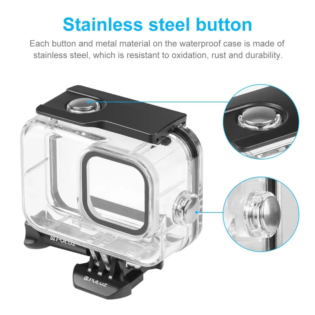 60m Waterproof Housing for Gopro Hero with Mount and Screw