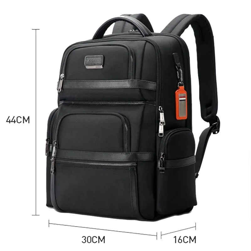 61-121601 Large Capacity Waterproof Business Laptop Backpack with Usb & Type-c Port