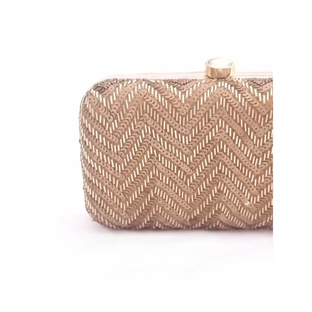 A Clutch Story Bronze Patterned Clutches