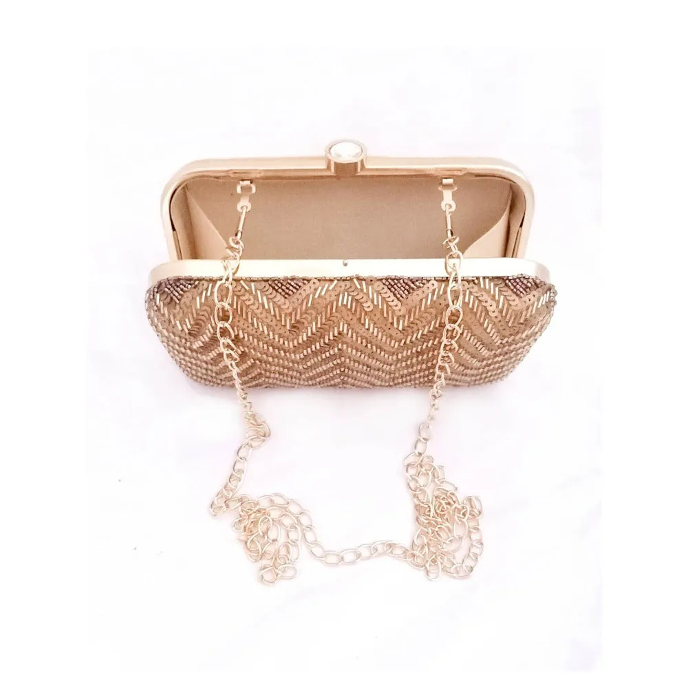 A Clutch Story Bronze Patterned Clutches