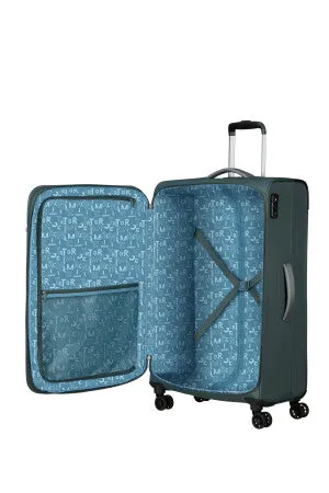 American Tourister Pulsonic 81cm 4-Wheel Large Expandable Suitcase