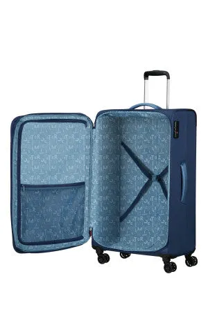 American Tourister Pulsonic 81cm 4-Wheel Large Expandable Suitcase