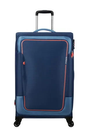 American Tourister Pulsonic 81cm 4-Wheel Large Expandable Suitcase