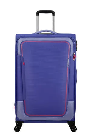 American Tourister Pulsonic 81cm 4-Wheel Large Expandable Suitcase