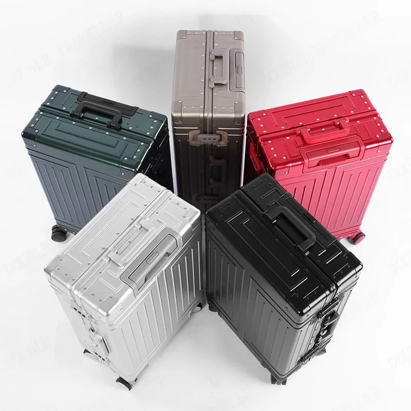 Aviation Grade Aluminum Travel Suitcases