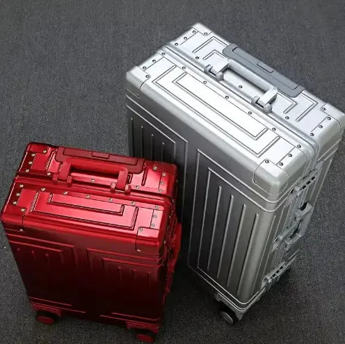 Aviation Grade Aluminum Travel Suitcases