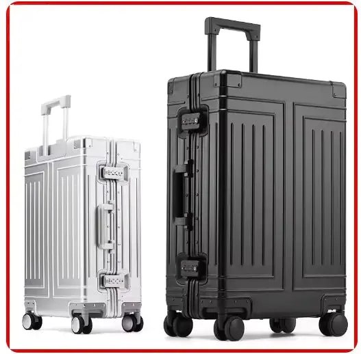 Aviation Grade Aluminum Travel Suitcases