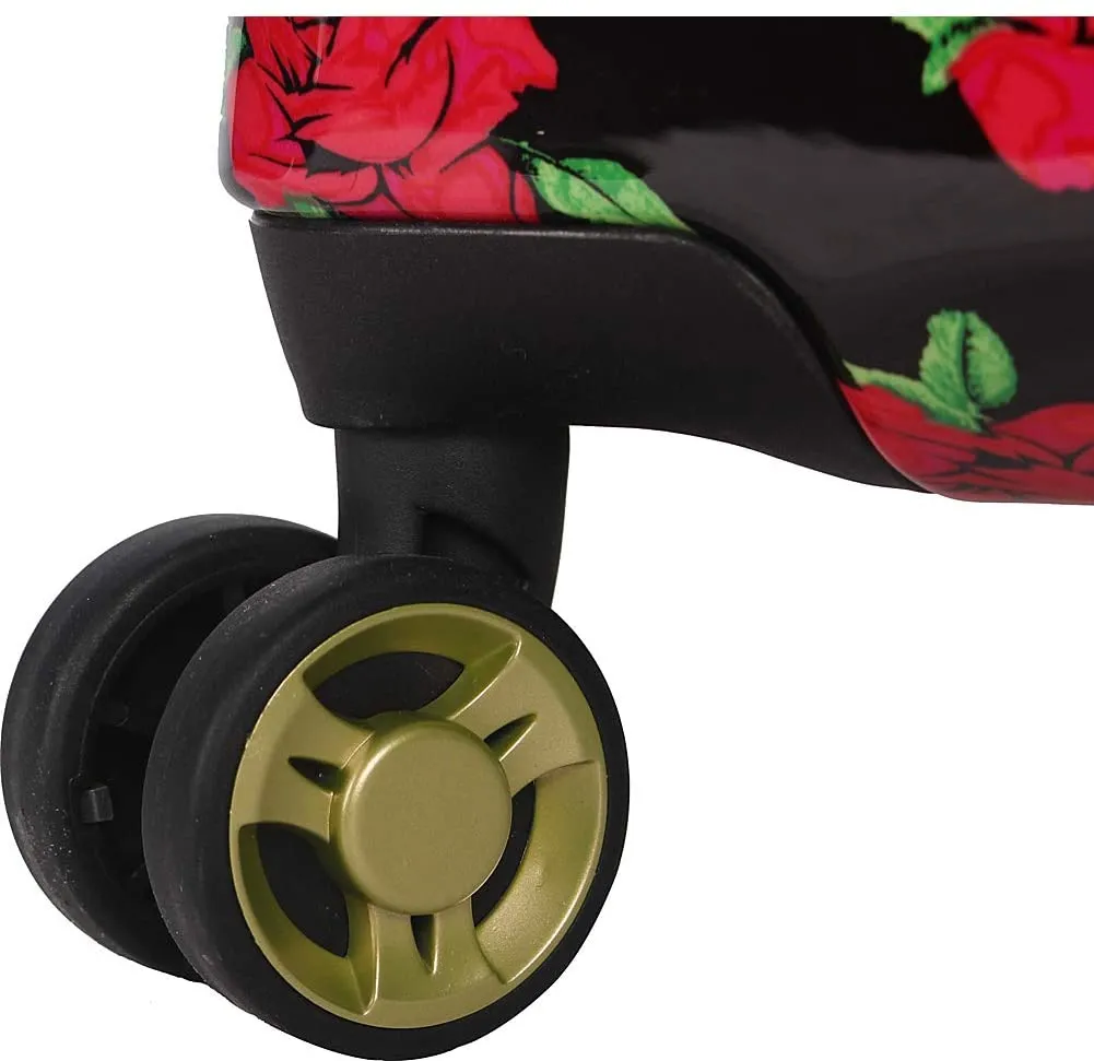 Betsey Johnson Covered Roses 3-Piece Luggage Set