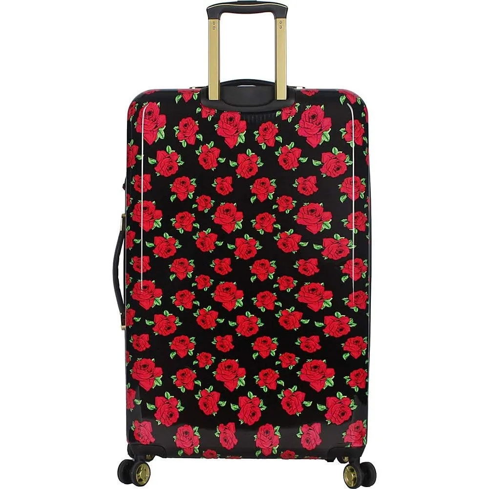 Betsey Johnson Covered Roses 3-Piece Luggage Set