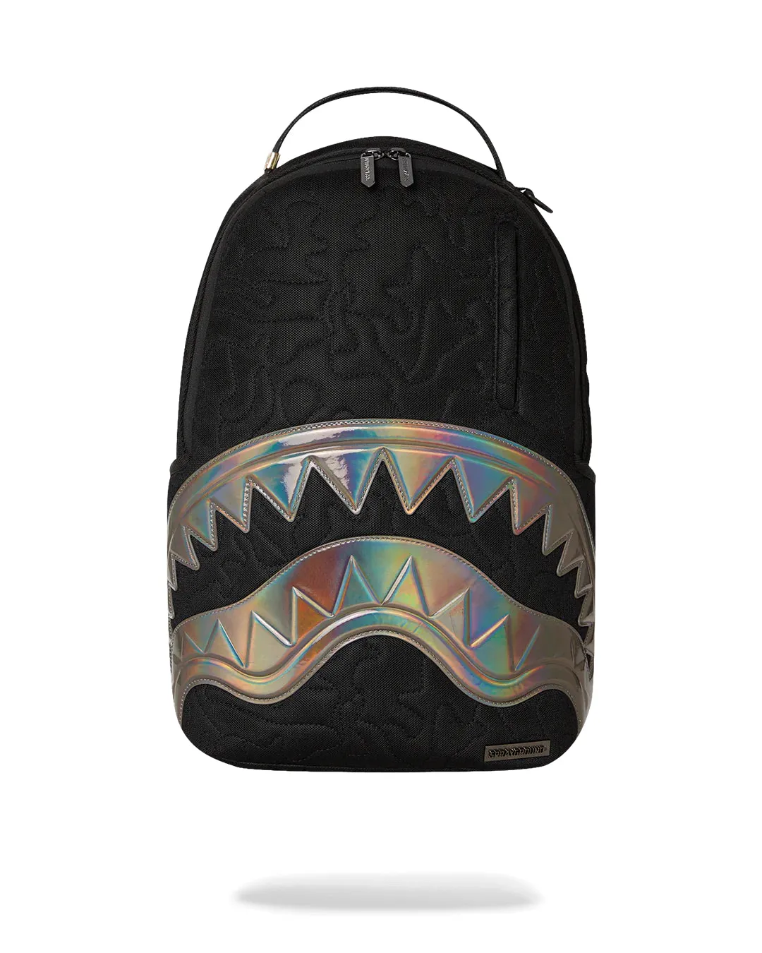 Black Quilted Irridescent Dlxs Backpack