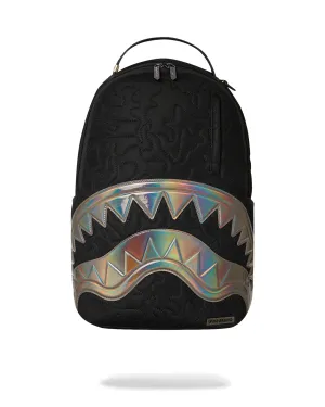 Black Quilted Irridescent Dlxs Backpack