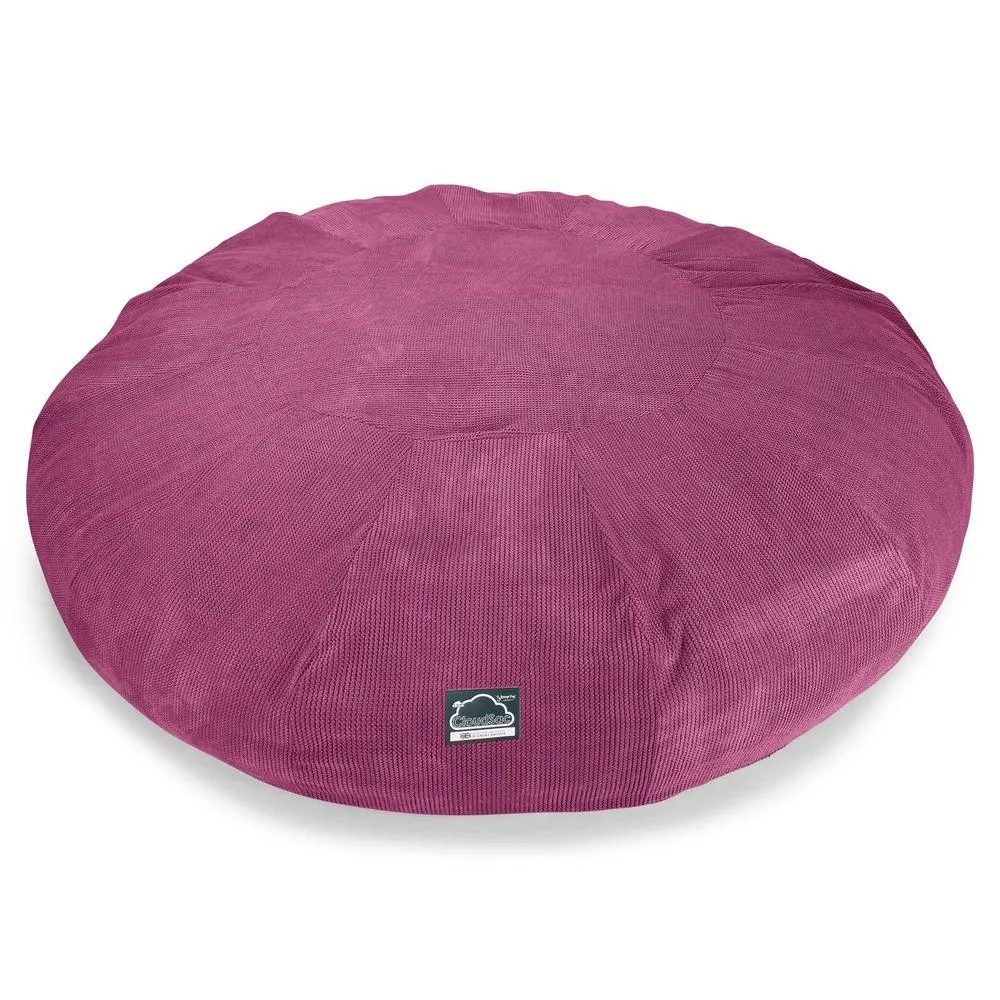 CloudSac 5000 XXXXXL Titanic Memory Foam Beanbag Sofa - Pom Pom Pink