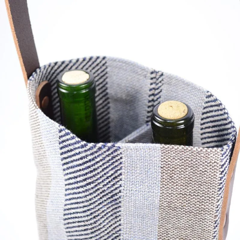 Colony Stripe Wine Tote