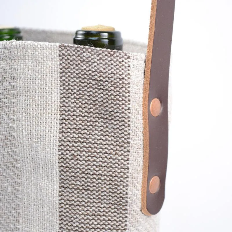 Colony Stripe Wine Tote