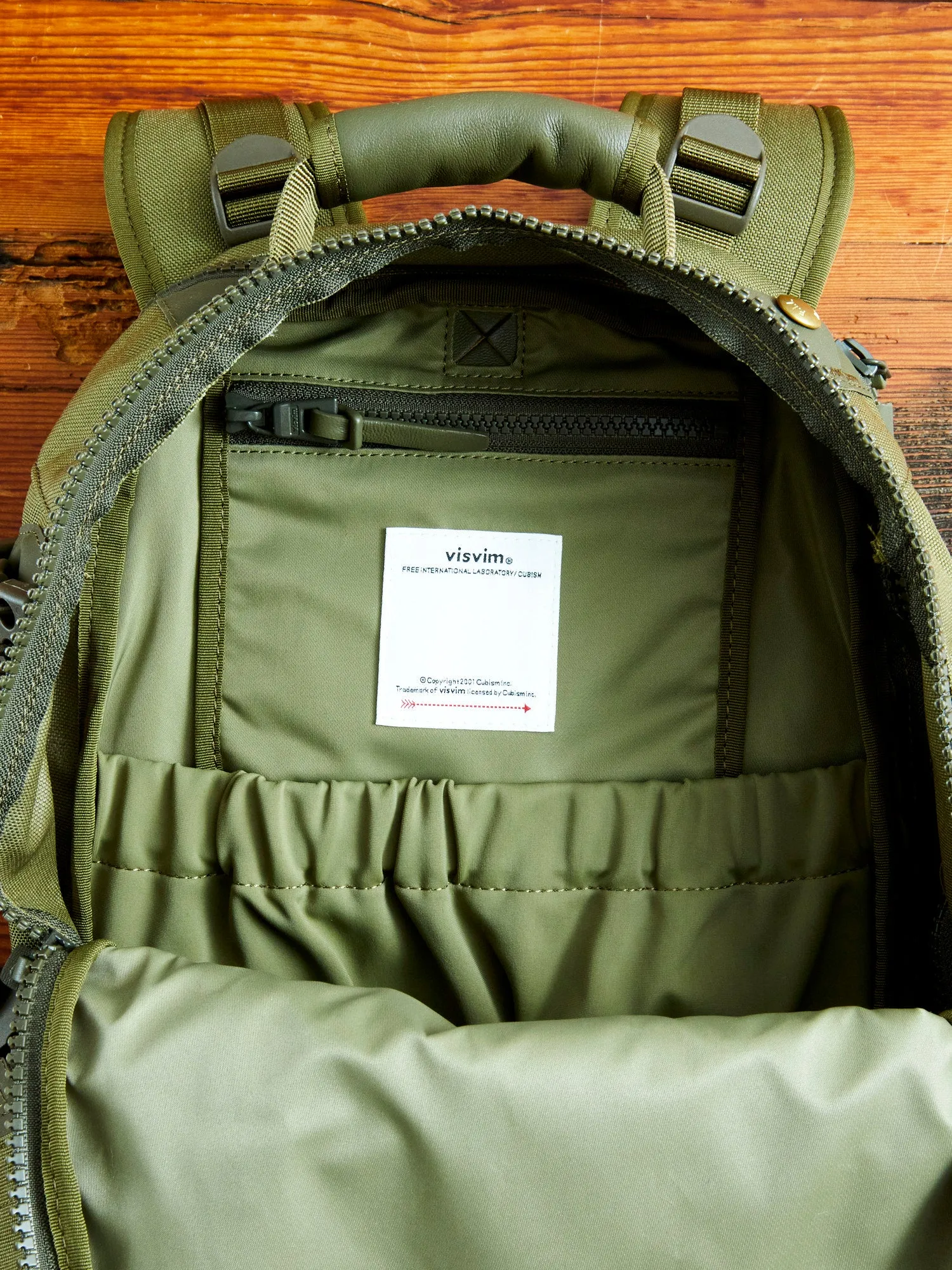 Cordura 20L Backpack in Olive Lambskin