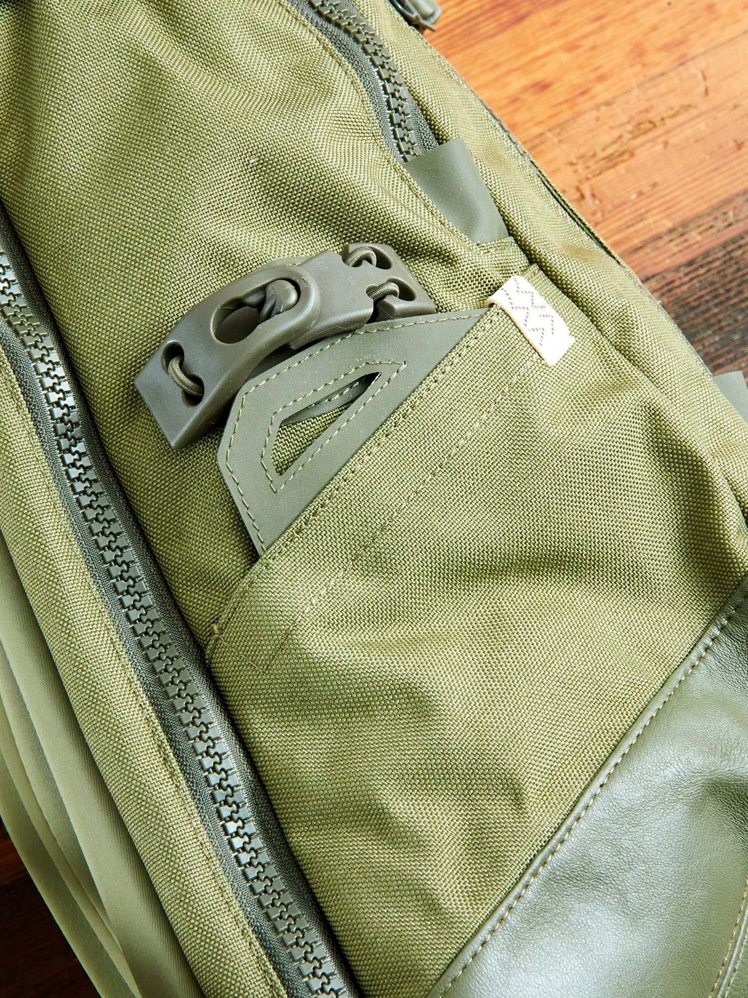 Cordura 20L Backpack in Olive Lambskin