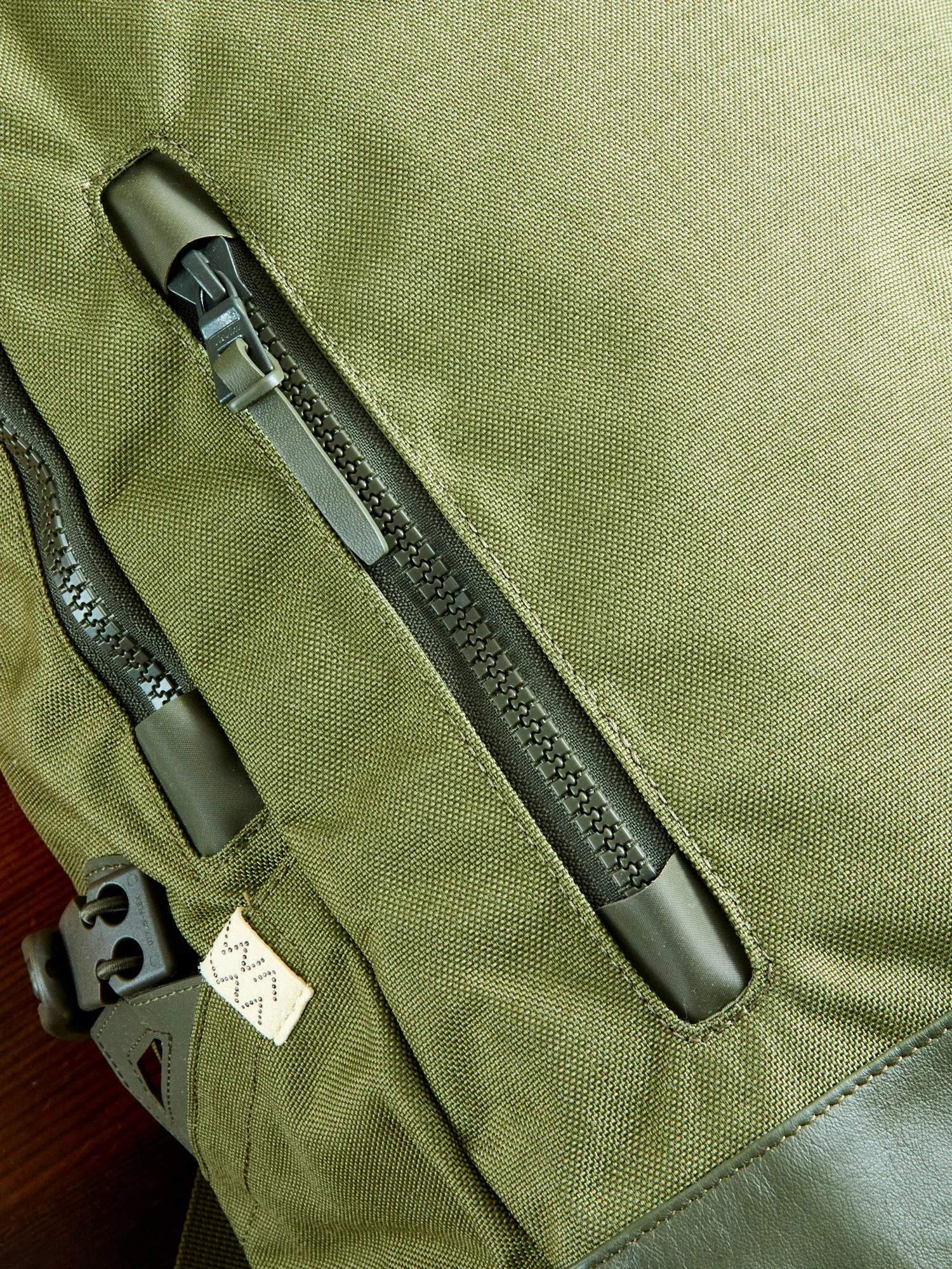 Cordura 20L Backpack in Olive Lambskin