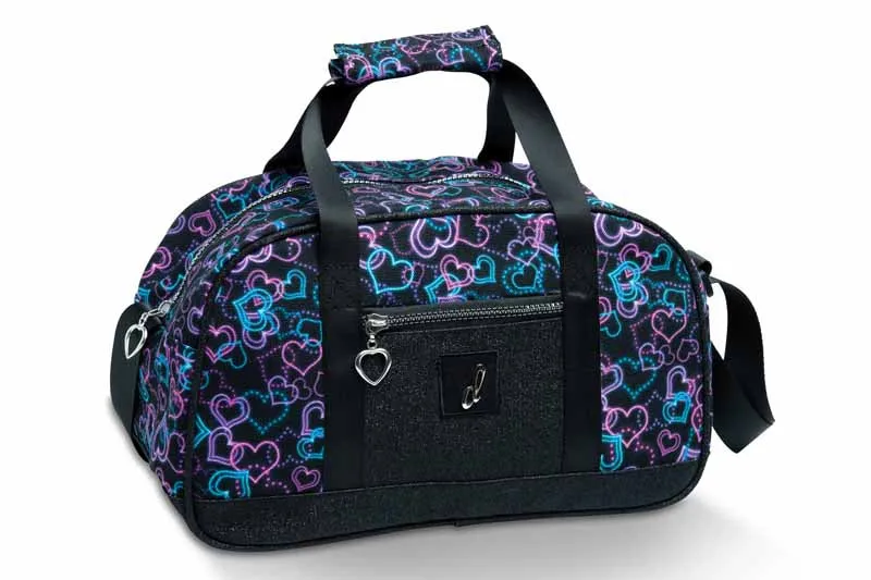 Danshuz B21511 Glitter Hearts Duffel