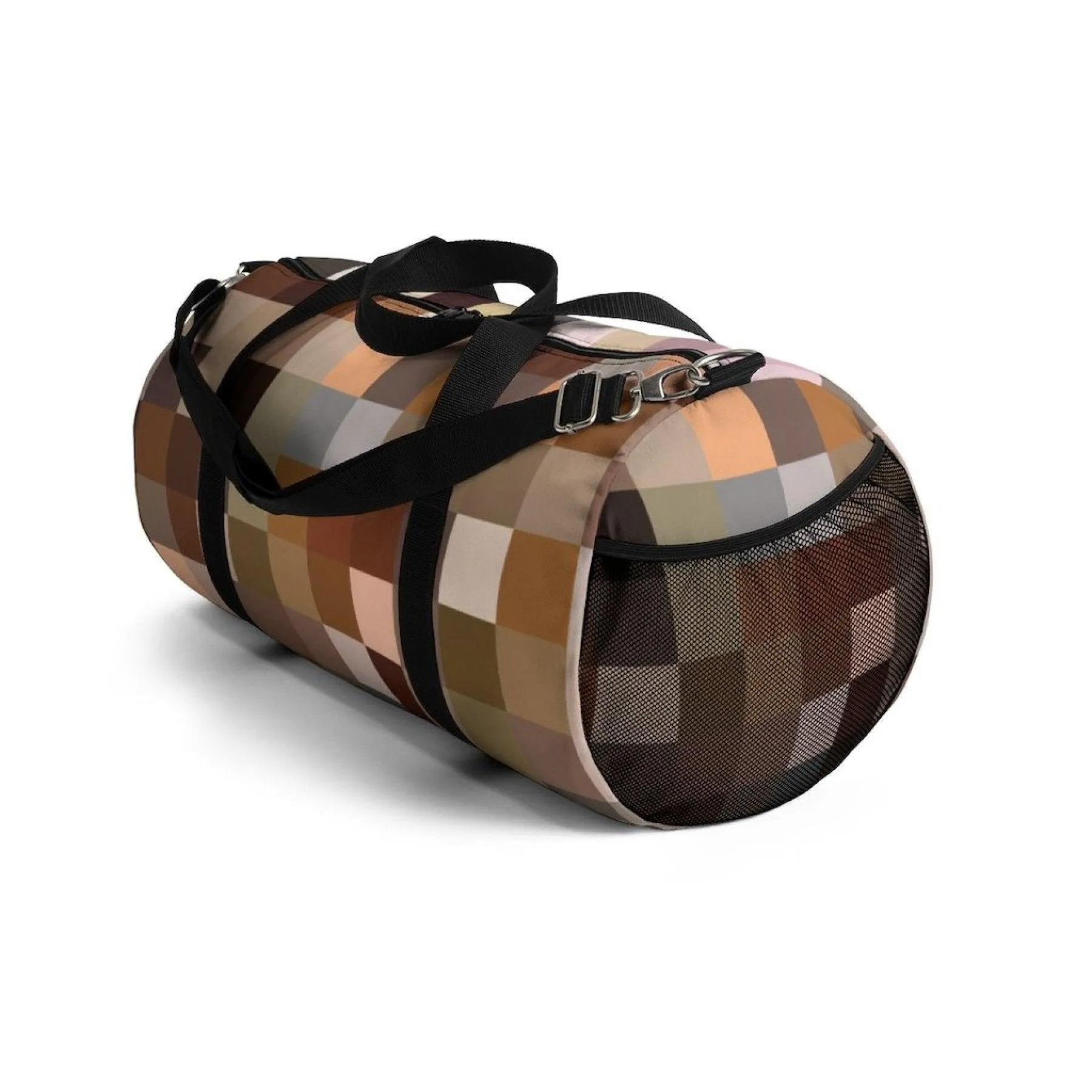 Duffel Bag, Carry On Luggage, Brown Multicolor