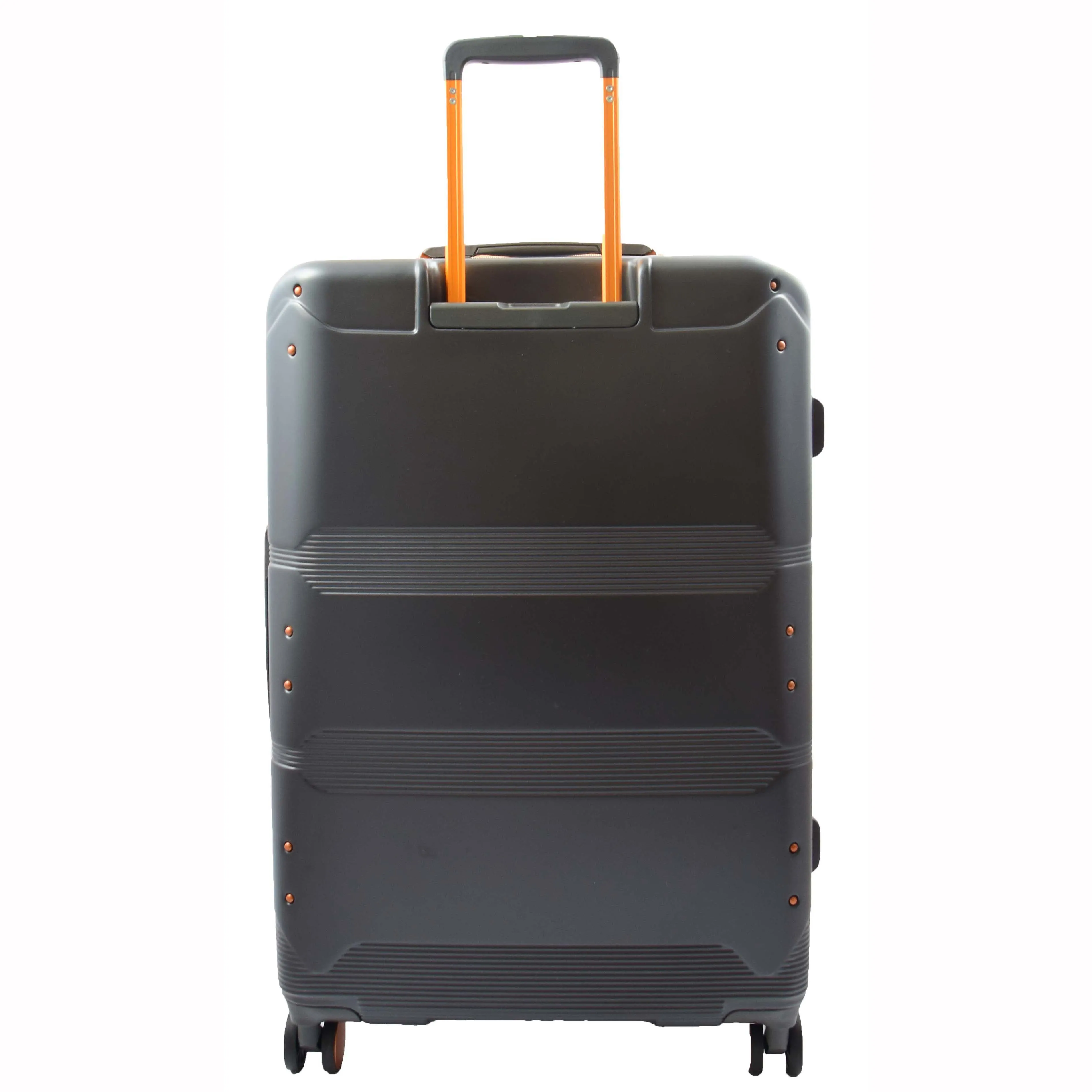 Exclusive 4 Wheel Hard Shell Luggage Expandable Suitcase Travel Bags Astro Charcoal