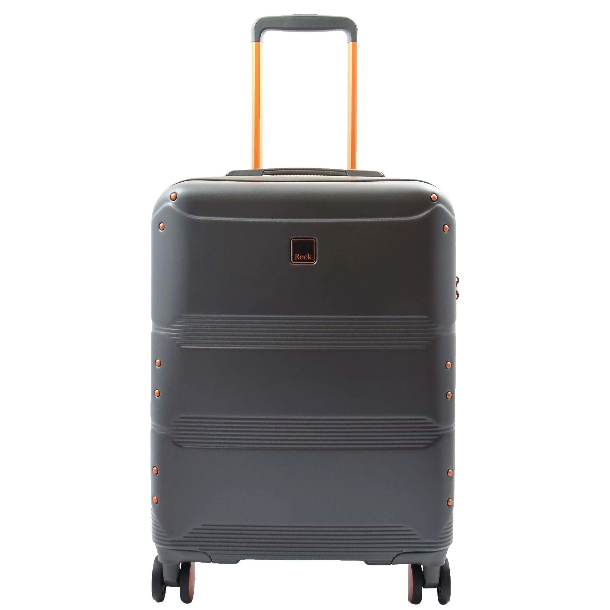 Exclusive 4 Wheel Hard Shell Luggage Expandable Suitcase Travel Bags Astro Charcoal