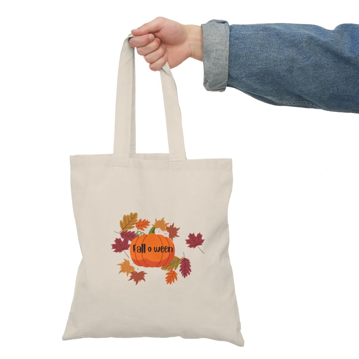 Fall O Ween Natural Tote Bag