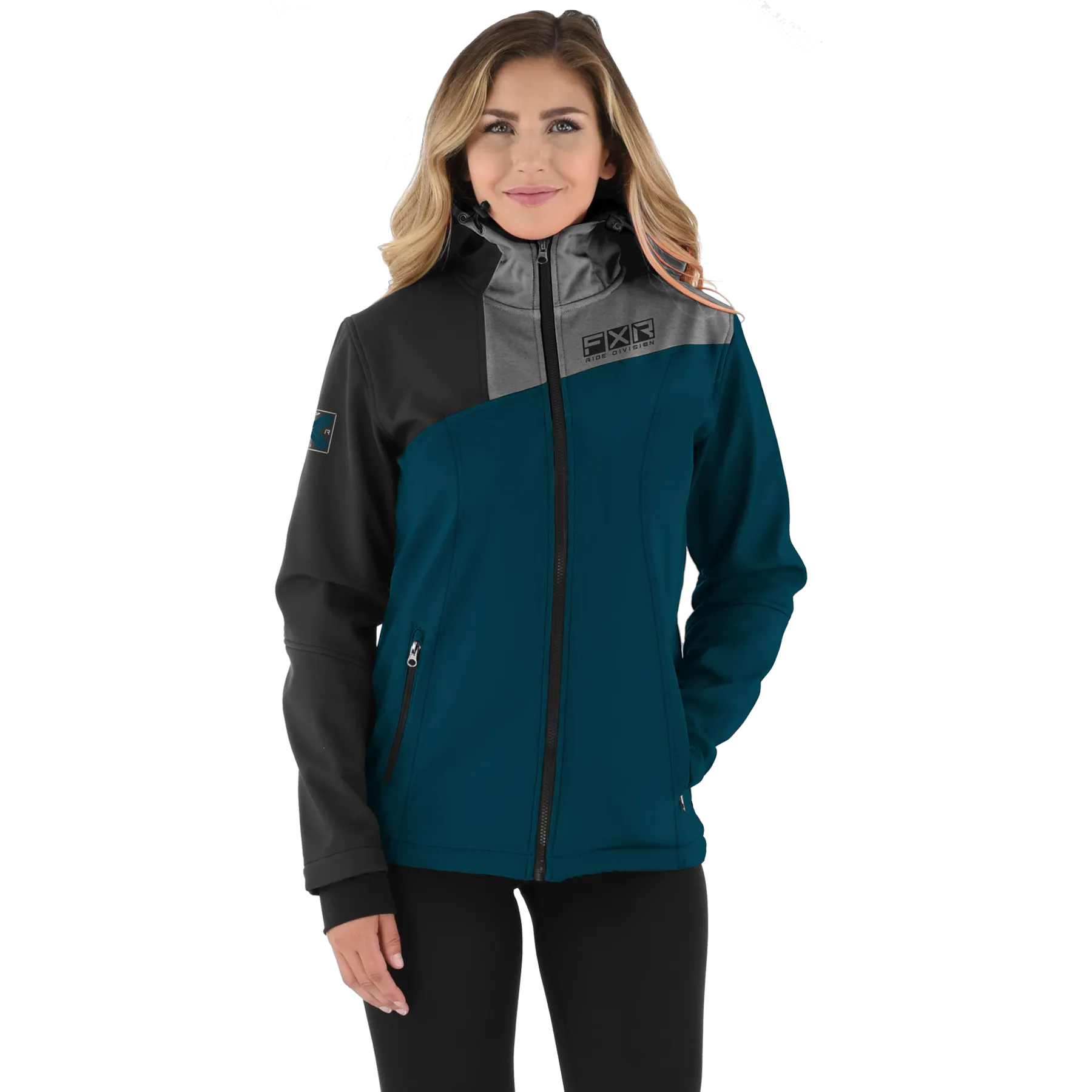 FXR Maverick Softshell Ocean/Grey Heather
