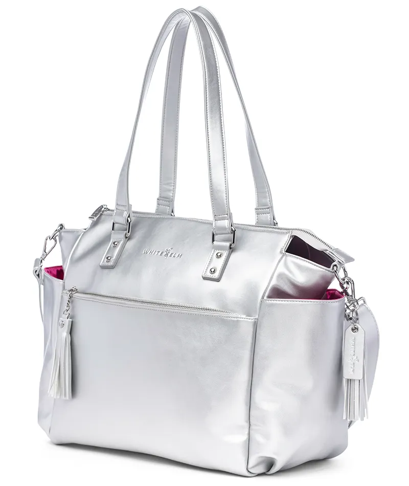 Gemini Convertible Backpack - Silver Metallic - [OUTLET FINAL SALE]