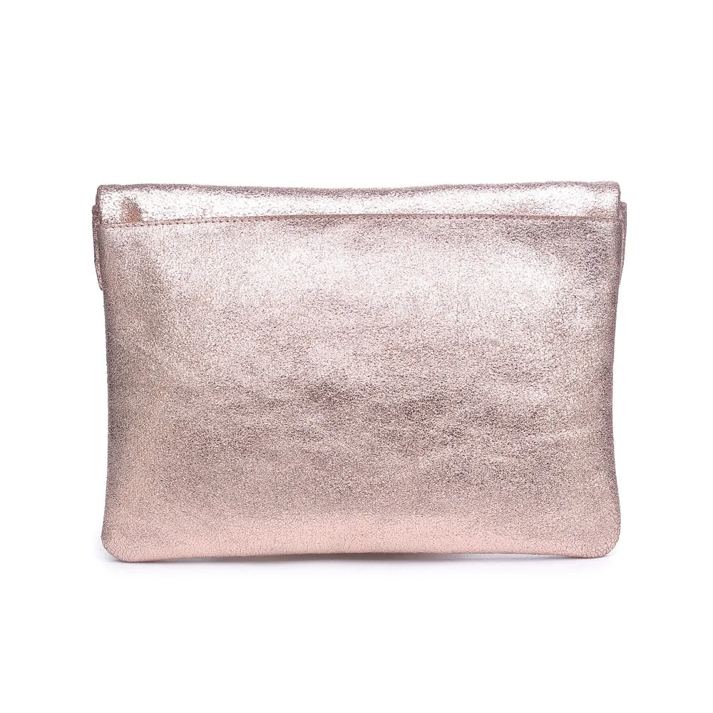 Gianna Metallic Clutch