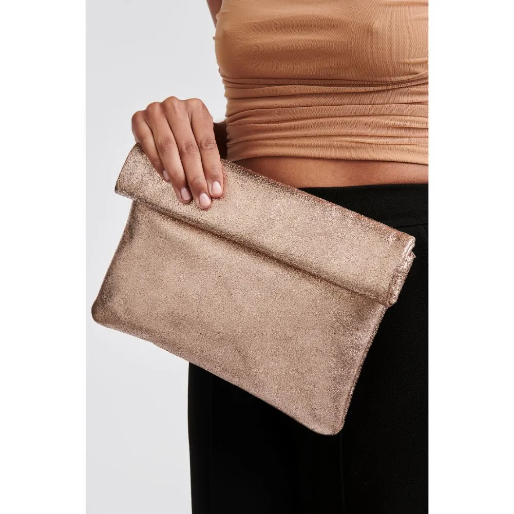 Gianna Metallic Clutch