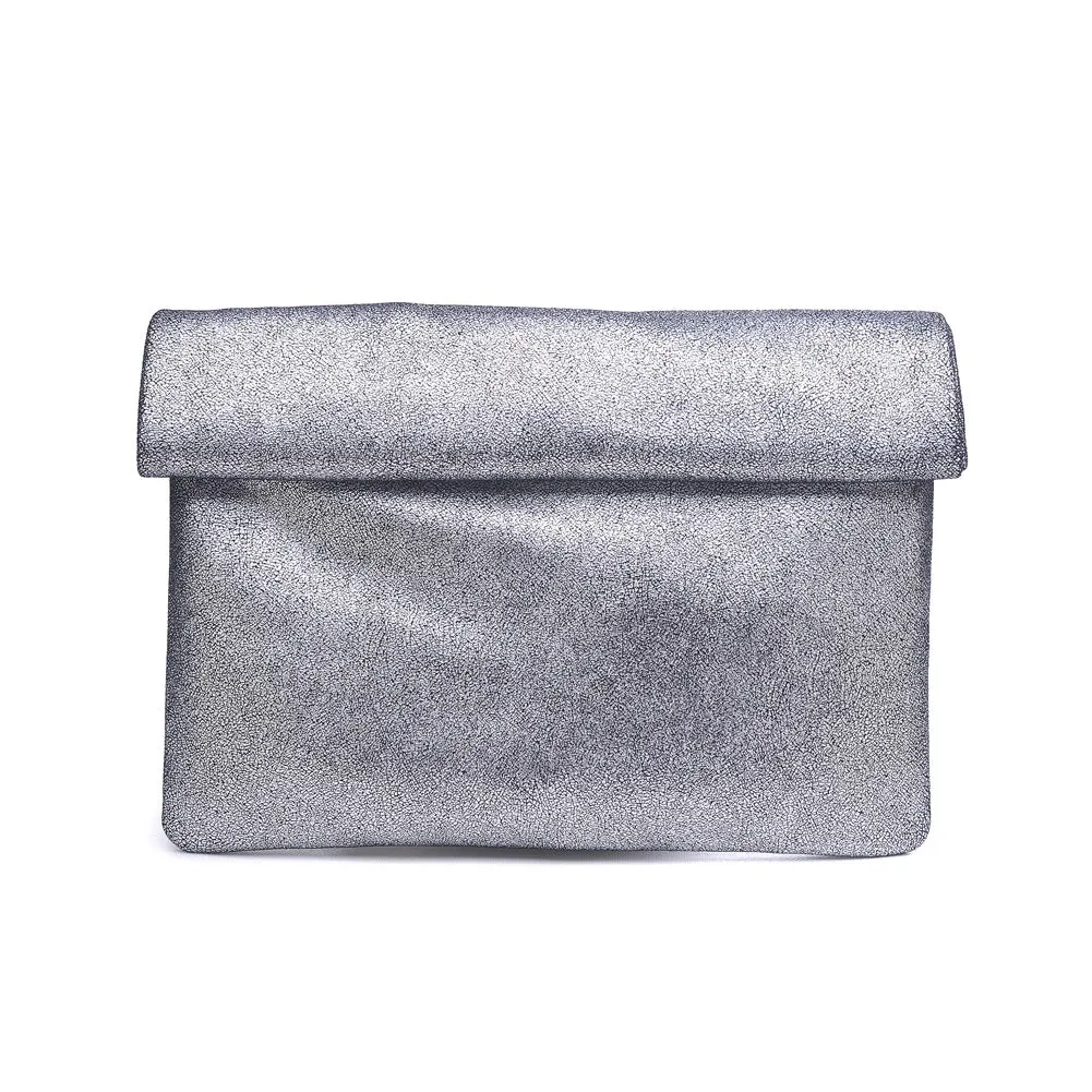 Gianna Metallic Clutch