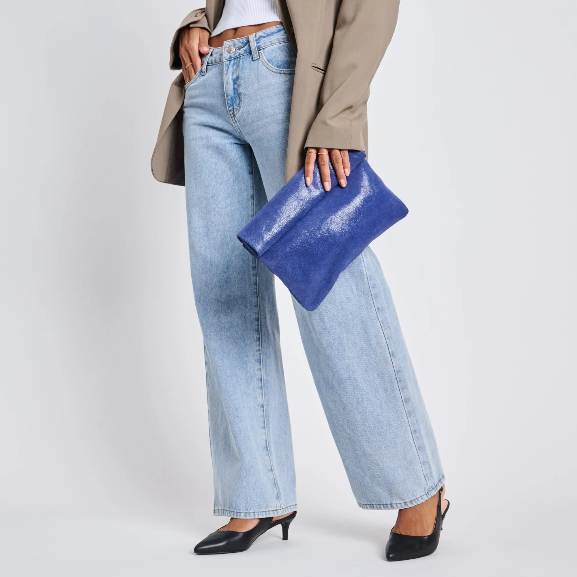 Gianna Metallic Clutch