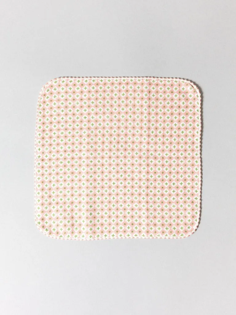 Haikara Little Handkerchief - Cross Pink