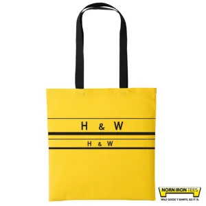 H&W Stripes - Duo Colour Tote Bag