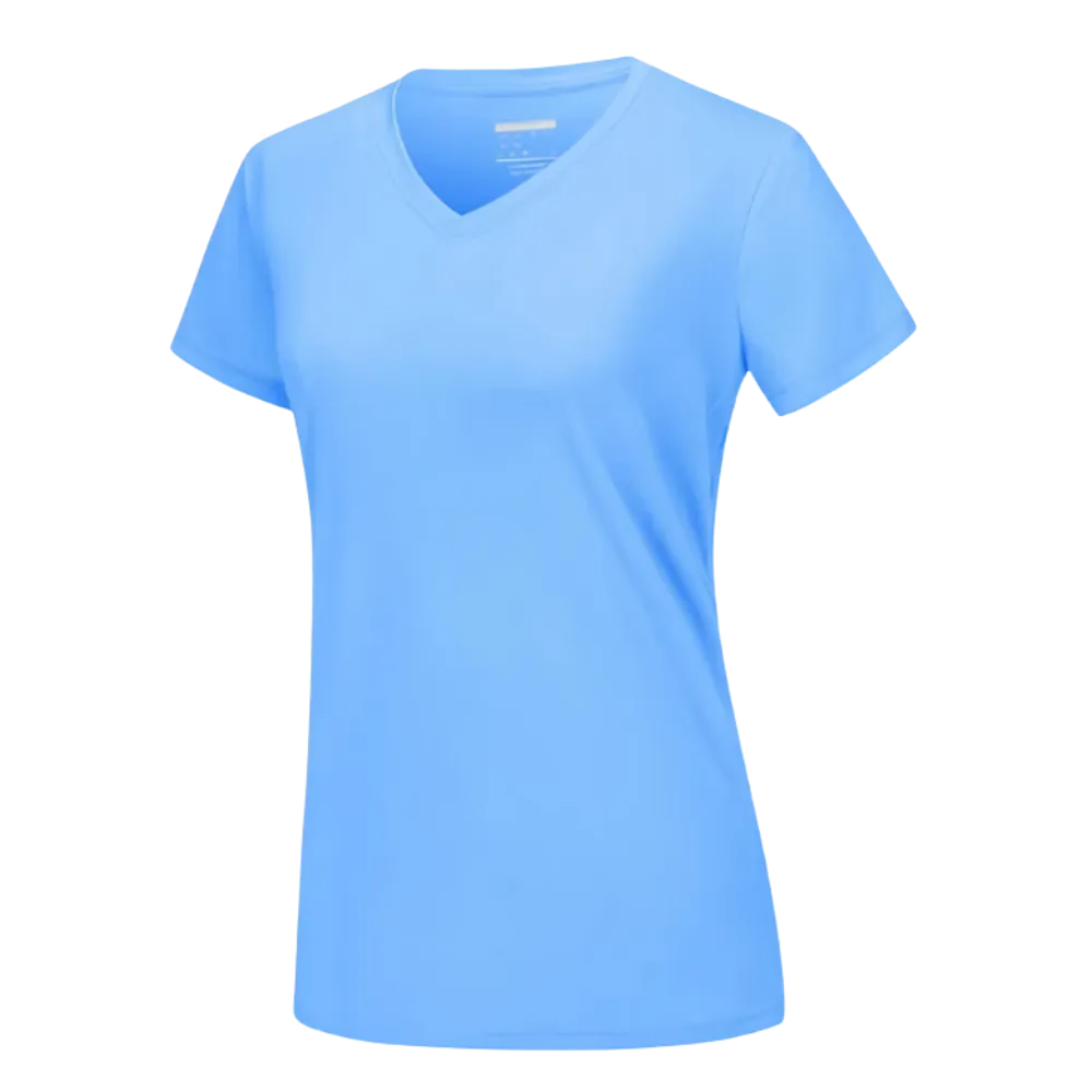 Instant Cooling V-neck Shirts Women