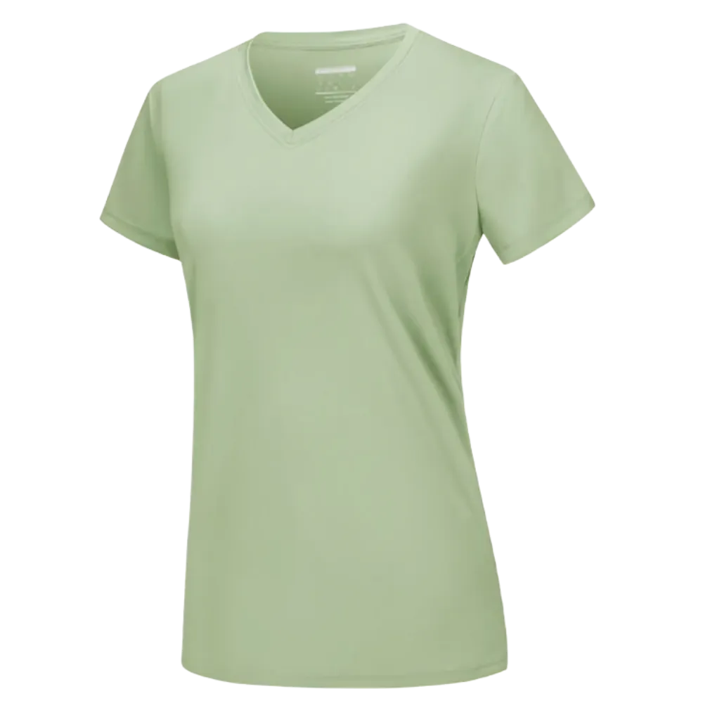 Instant Cooling V-neck Shirts Women