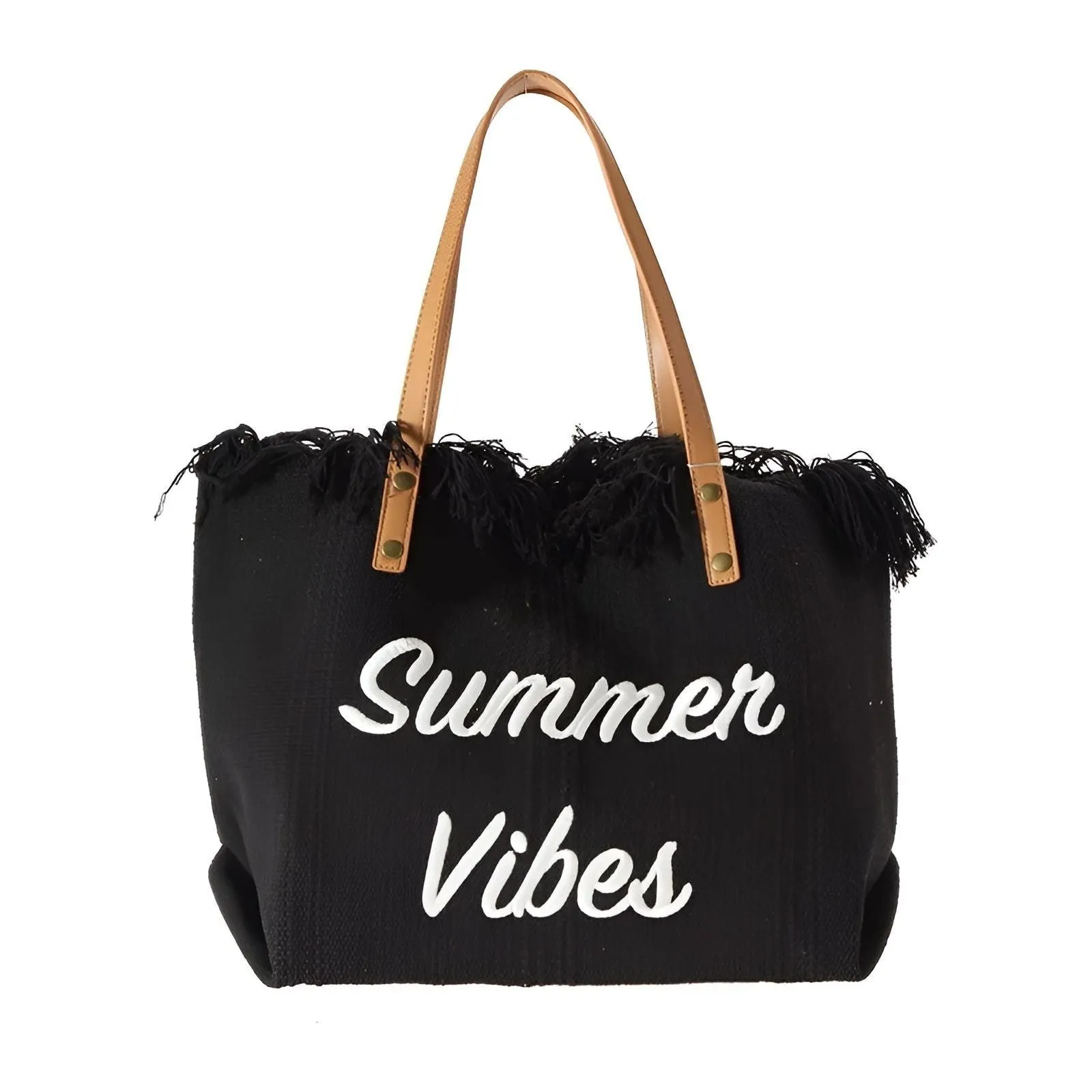 Johanna Handbag - Hochwertige Große Canvas Sommertasche