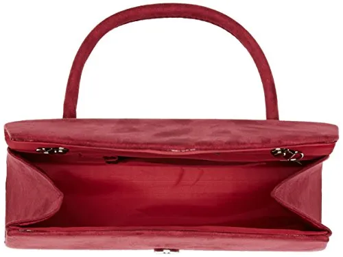 Kendall Suede Velvet Envelope Womens Party Prom Wedding Clutch Bag Purse Bag