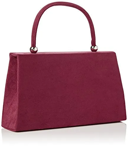 Kendall Suede Velvet Envelope Womens Party Prom Wedding Clutch Bag Purse Bag