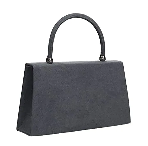Kendall Suede Velvet Envelope Womens Party Prom Wedding Clutch Bag Purse Bag