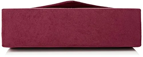 Kendall Suede Velvet Envelope Womens Party Prom Wedding Clutch Bag Purse Bag