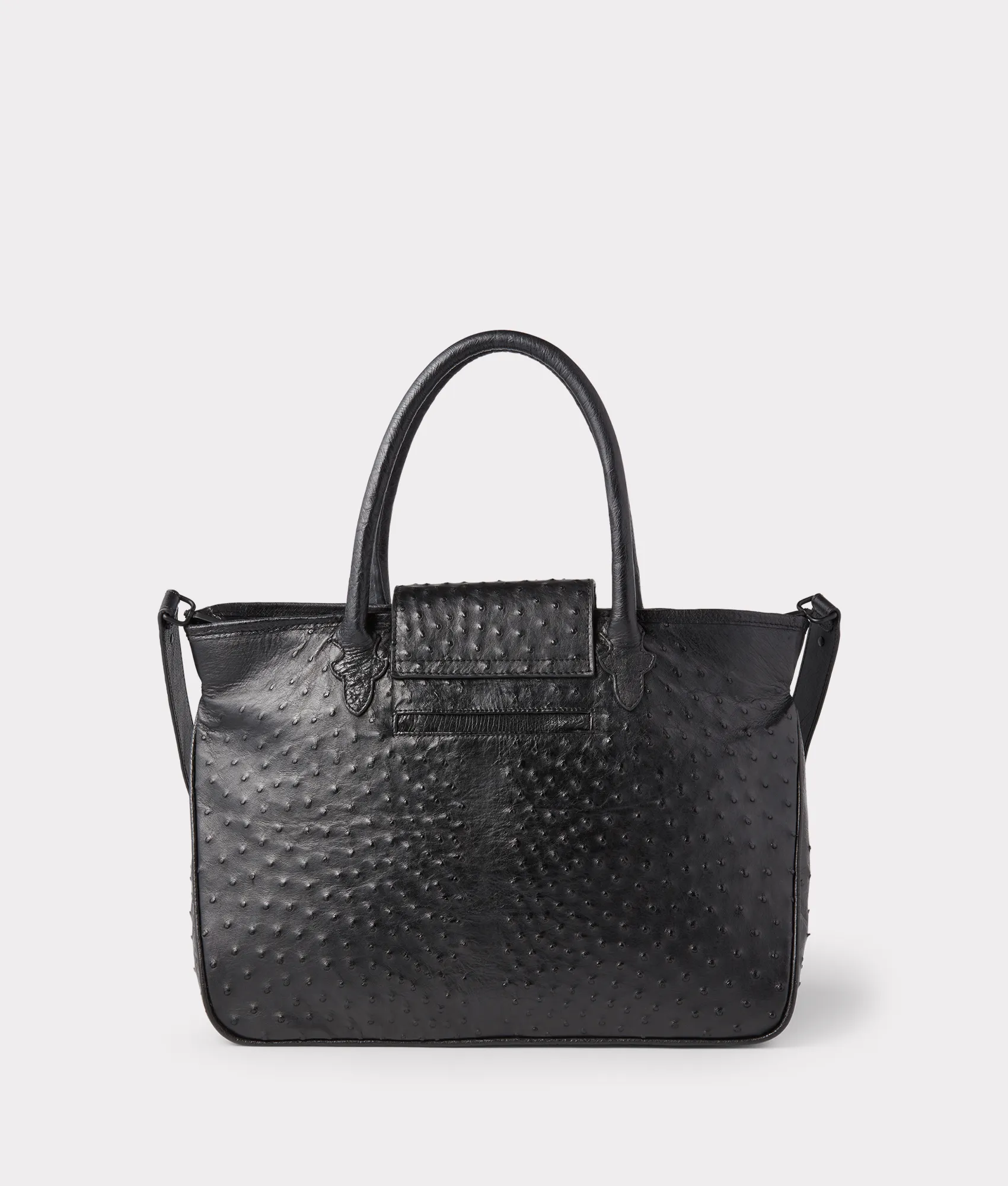 Large Roma Exotic Tote :: Black