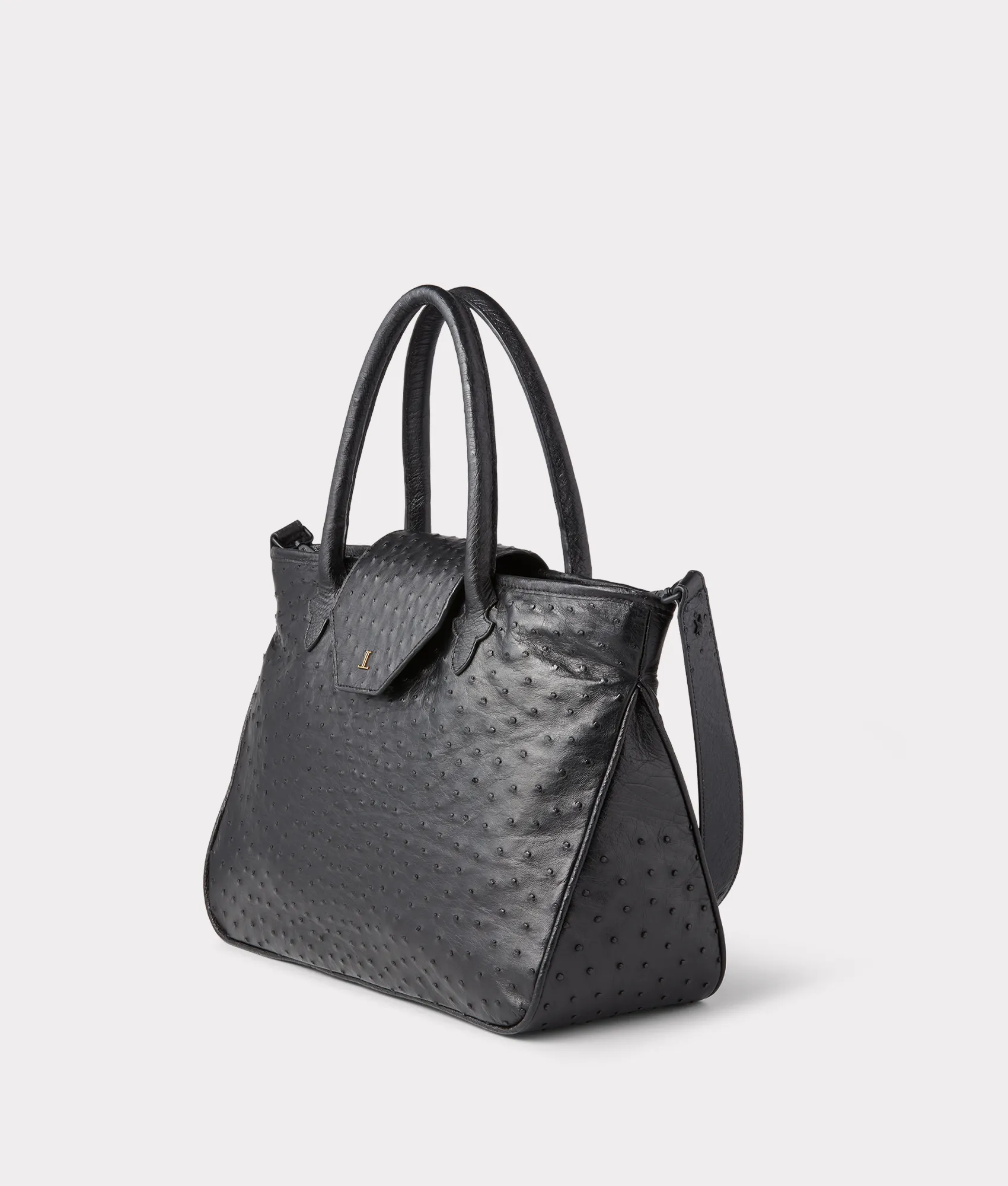 Large Roma Exotic Tote :: Black