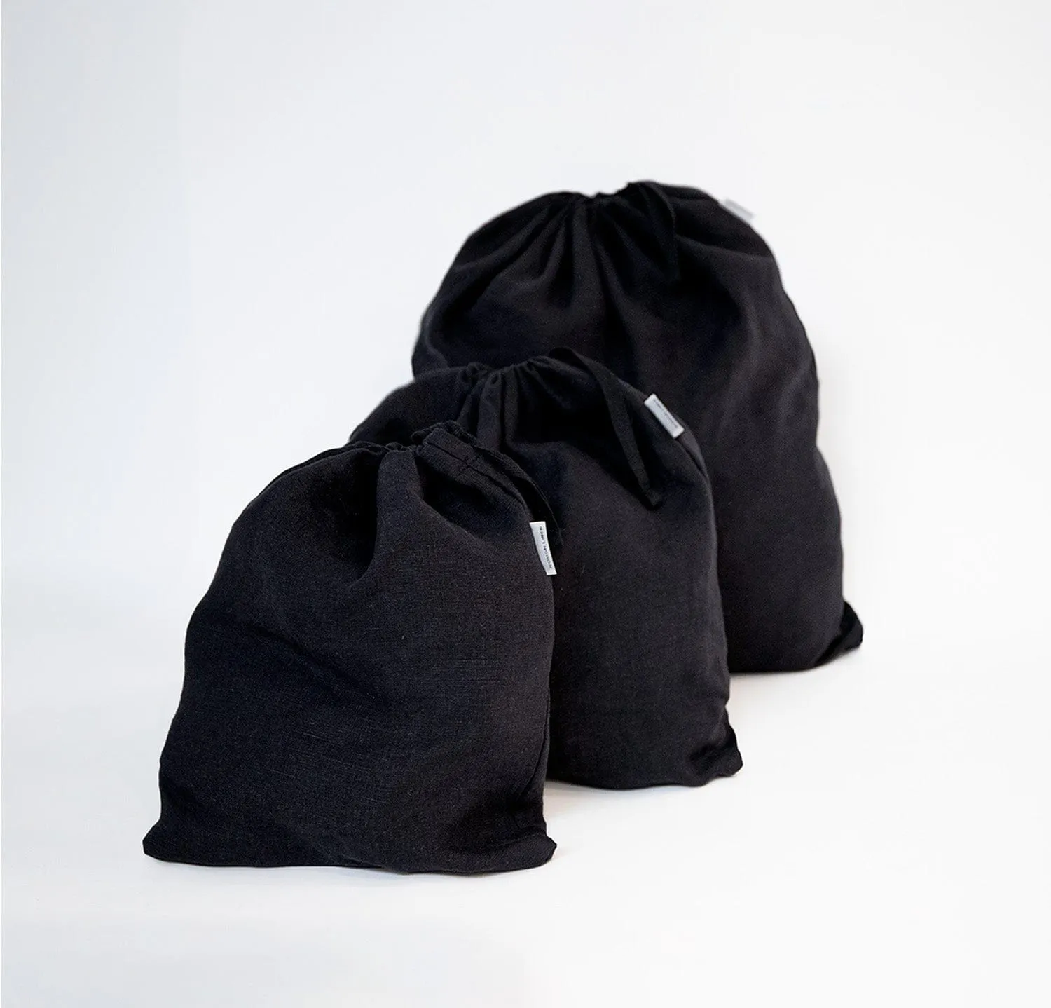 Linen Stow Bags (Set of 3)