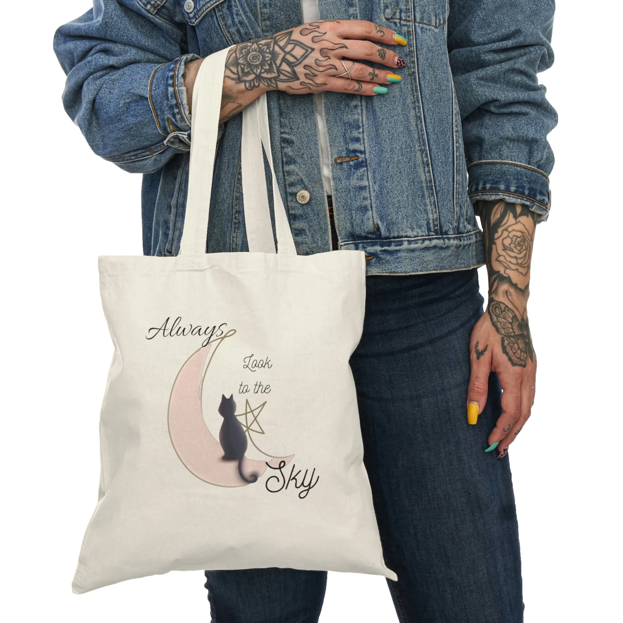 Look to the sky Natural Tote Bag