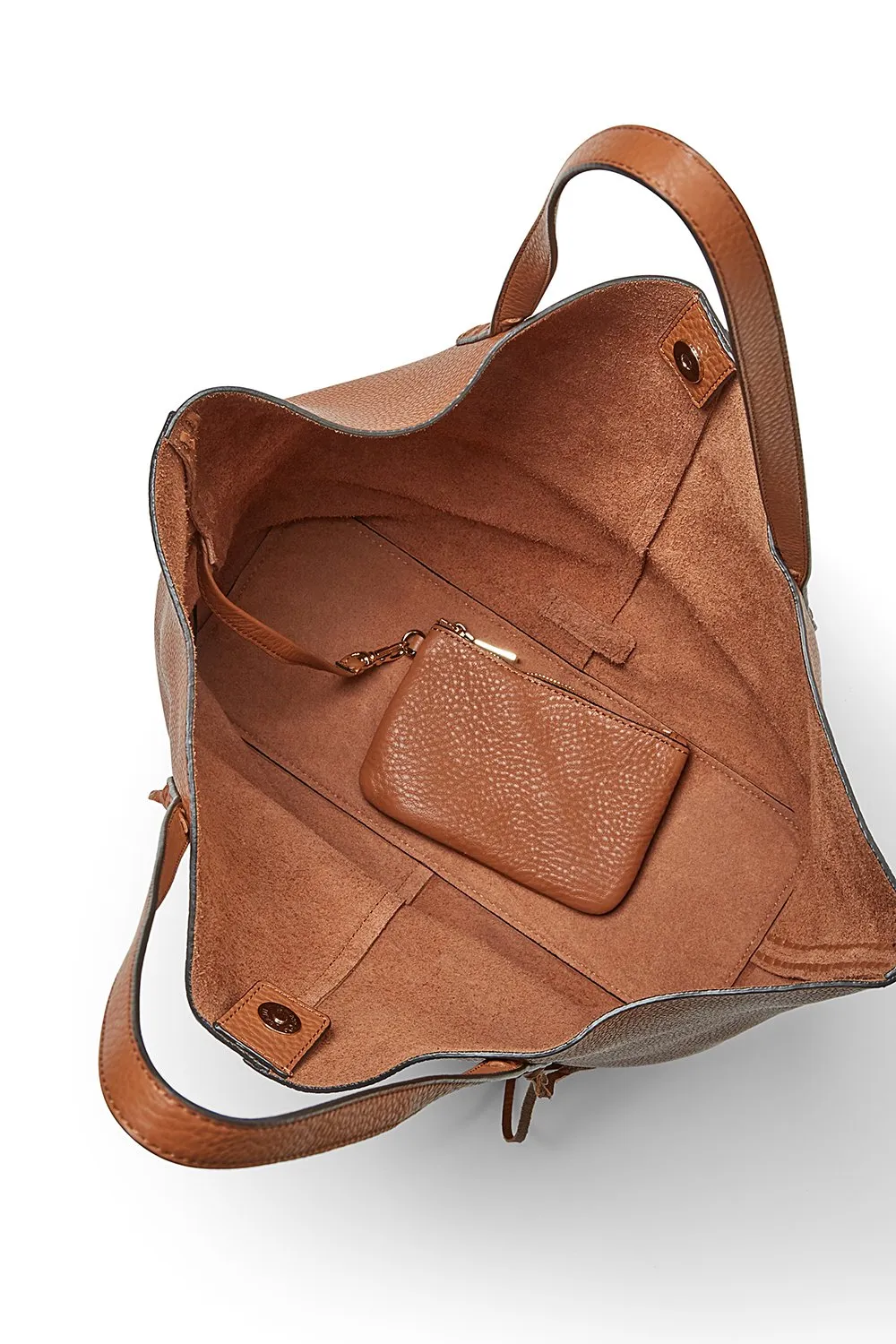 Medium Unlined Tote With Whipstitch