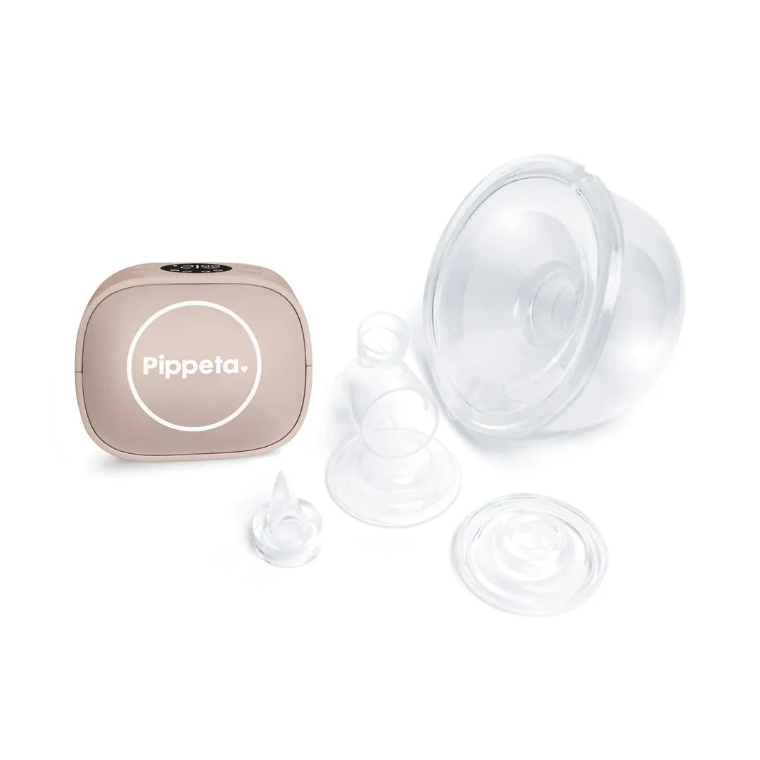 Pippeta LED Wearable Hands Free Breast Pump - 2 Pack - Ash Rose